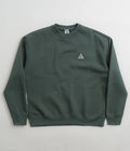 Nike ACG Tuff Fleece Crewneck Sweatshirt in Vintage Green and Vintage Green / Summit White