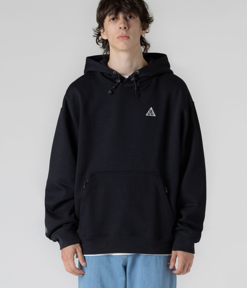 Nike ACG Tuff Fleece Hoodie in Black and Summit White / Summit White