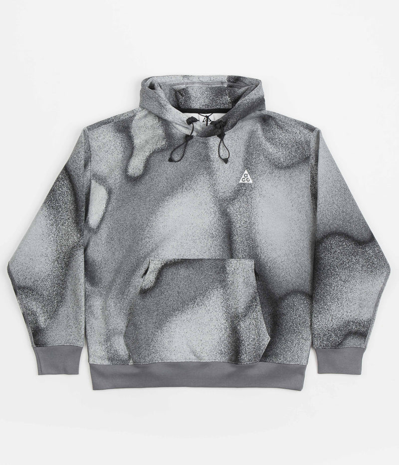 Nike ACG Tuff Fleece Hoodie in Cool Grey and Off Noir / Black / Summit White