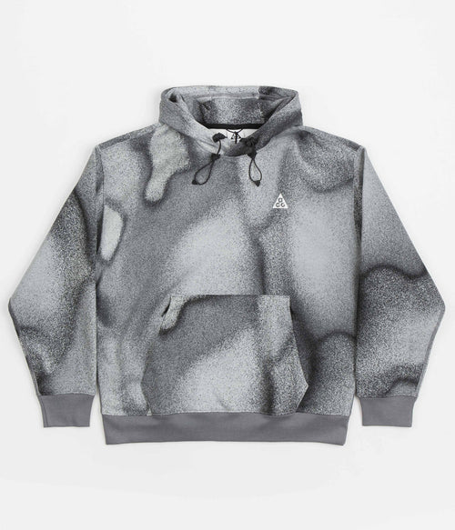 Nike ACG Tuff Fleece Hoodie in Cool Grey and Off Noir / Black / Summit White
