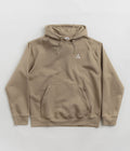 Nike ACG Tuff Fleece Hoodie in Khaki and Summit White / Summit White