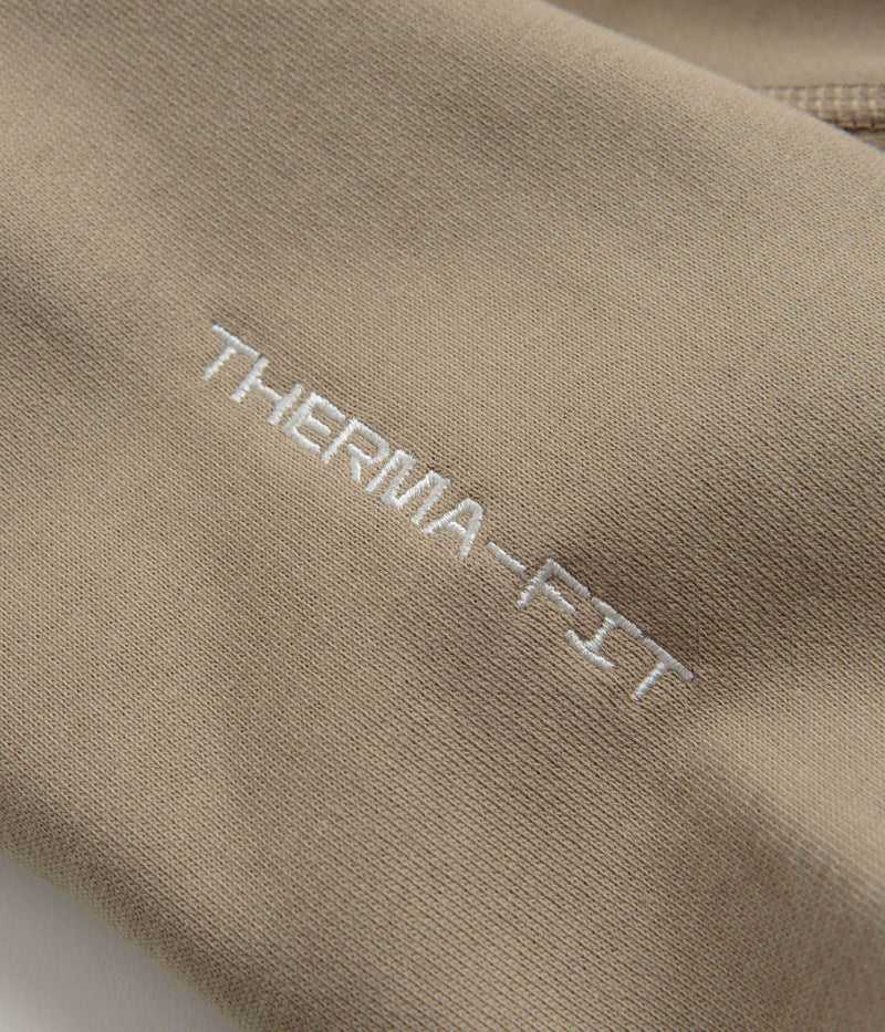 Nike ACG Tuff Fleece Hoodie in Khaki and Summit White / Summit White
