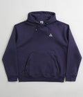 Nike ACG Tuff Fleece Hoodie in Purple Ink and Summit White / Summit White