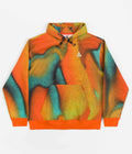 Nike ACG Tuff Fleece Hoodie in Team Orange and Off Noir / Mint Foam
