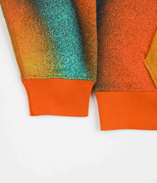 Nike ACG Tuff Fleece Hoodie in Team Orange and Off Noir / Mint Foam