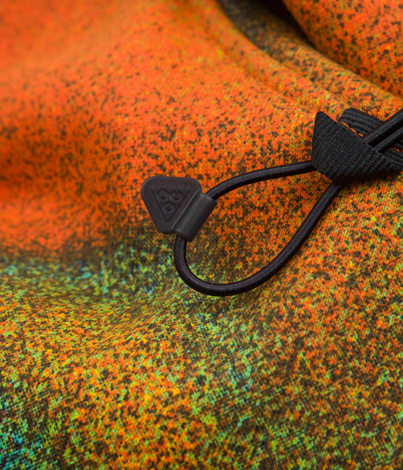 Nike ACG Tuff Fleece Hoodie in Team Orange and Off Noir / Mint Foam