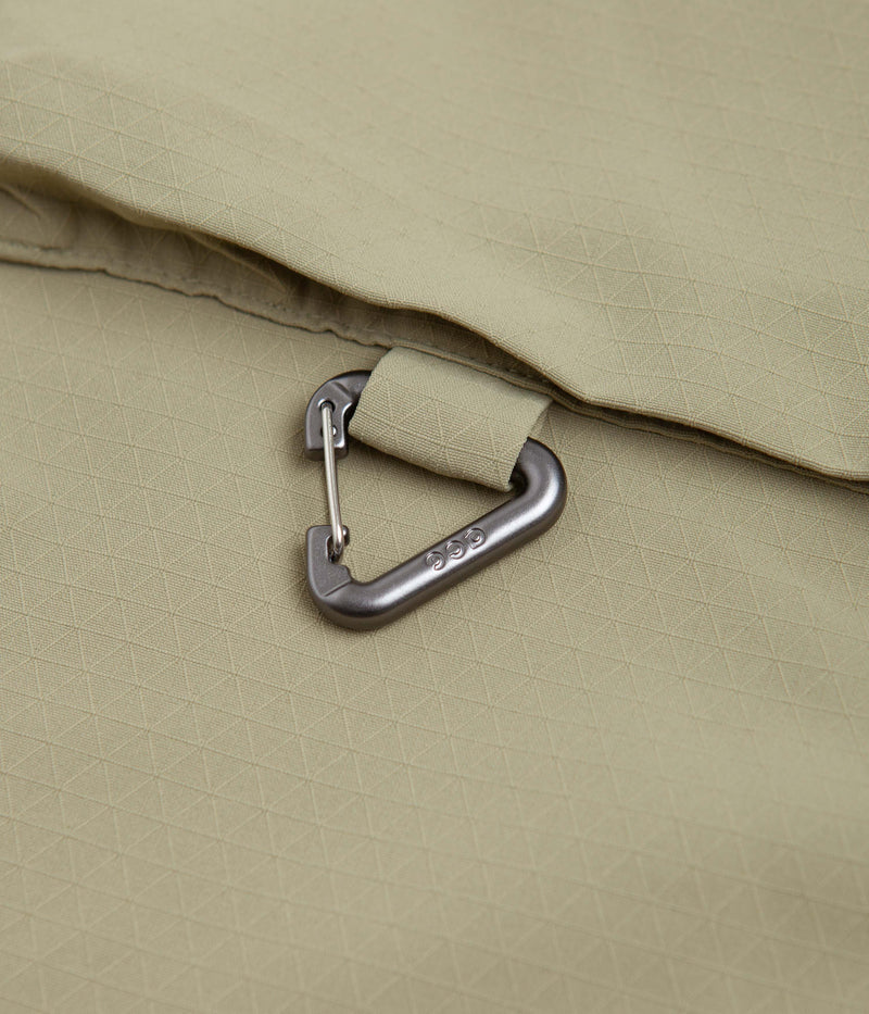 Nike ACG UV Devastation Trail Shirt in Neutral Olive and Summit White