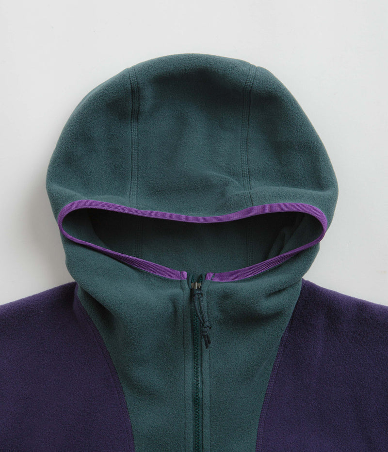 Nike ACG Wolf Tree Full Zip Hoodie in Deep Jungle and Purple Ink / Summit White