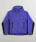 Nike ACG Wolf Tree Full Zip Hoodie in Persian Violet and Black / Summit White