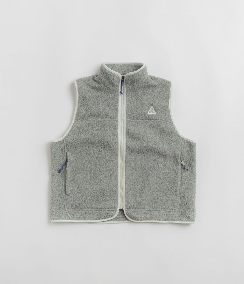 Nike ACG Womens Arctic Wolf Fleece Vest in Sea Glass and Bicoastal / Summit White