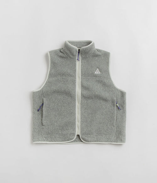 Nike ACG Womens Arctic Wolf Fleece Vest in Sea Glass and Bicoastal / Summit White