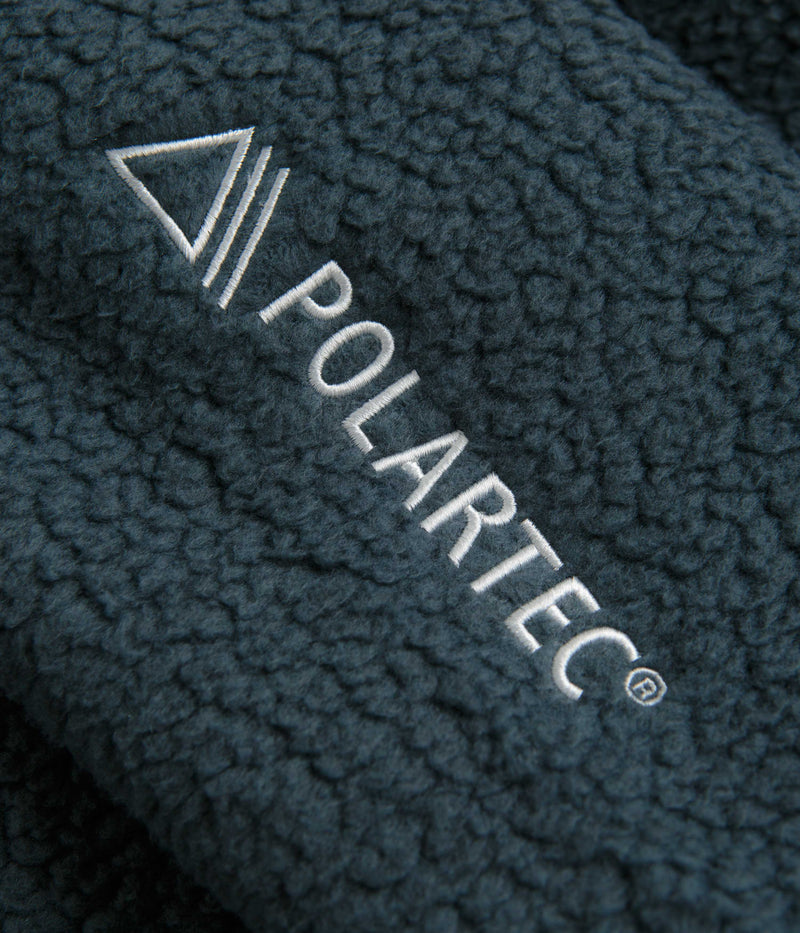 Nike ACG Womens Arctic Wolf Full-Zip Fleece in Deep Jungle and Purple Ink / Summit White