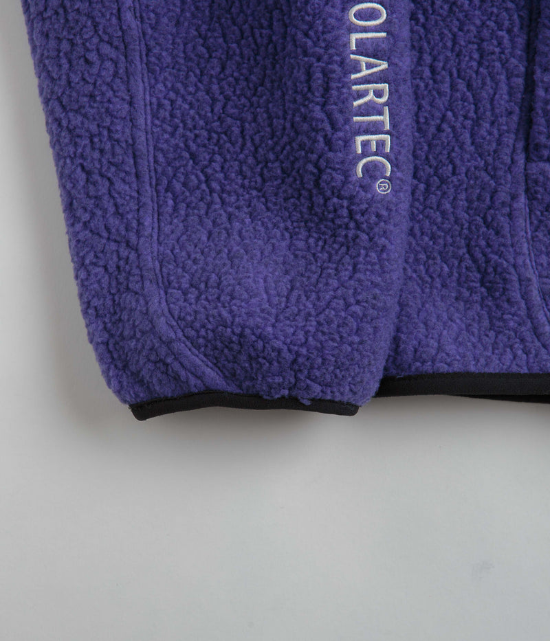 Nike ACG Womens Arctic Wolf Full-Zip Fleece in Persian Violet and Black / Summit White