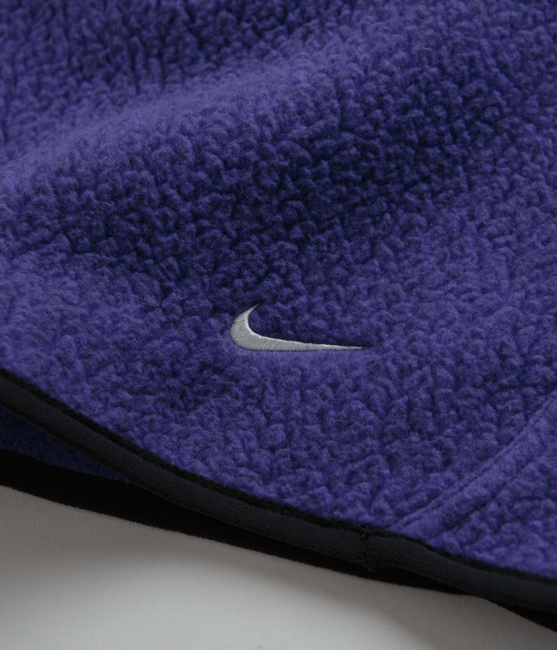 Nike ACG Womens Arctic Wolf Full-Zip Fleece in Persian Violet and Black / Summit White
