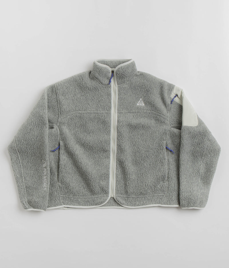 Nike ACG Womens Arctic Wolf Full-Zip Fleece in Sea Glass and Sea Glass / Summit White