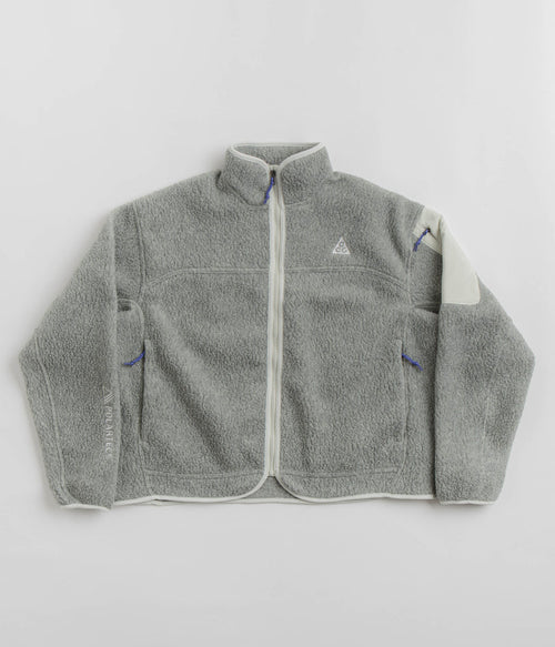 Nike ACG Womens Arctic Wolf Full-Zip Fleece in Sea Glass and Sea Glass / Summit White