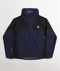 Nike ACG Womens Cascade Rains Jacket in Purple Ink and Black / Summit White