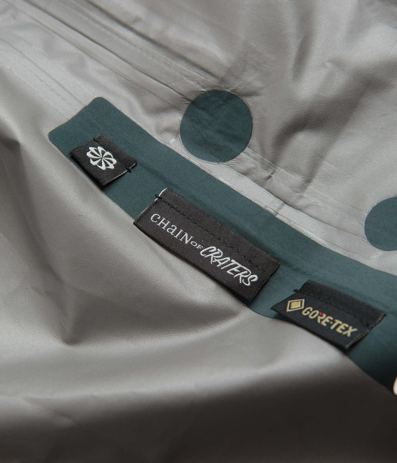 Nike ACG Womens Chain Of Craters Jacket in Faded Spruce and Gridiron / Summit White