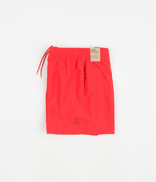 Nike ACG Womens Oversized Shorts in Light Crimson and Cinnabar / Mars Stone