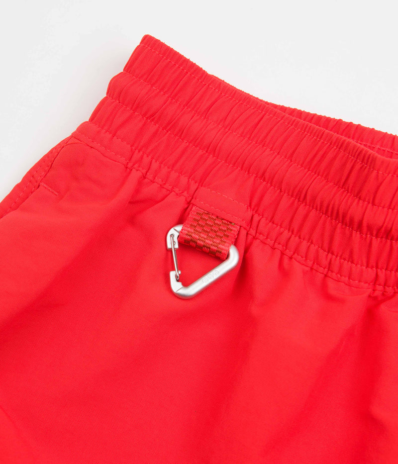 Nike ACG Womens Oversized Shorts in Light Crimson and Cinnabar / Mars Stone