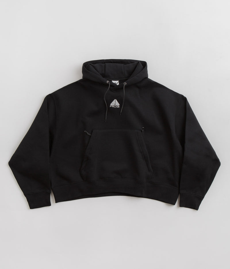 Nike ACG Womens Tuff Knit Hoodie in Black and Summit White