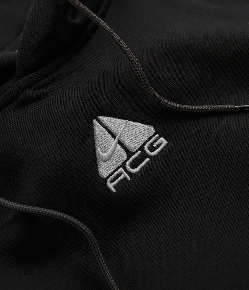 Nike ACG Womens Tuff Knit Hoodie in Black and Summit White