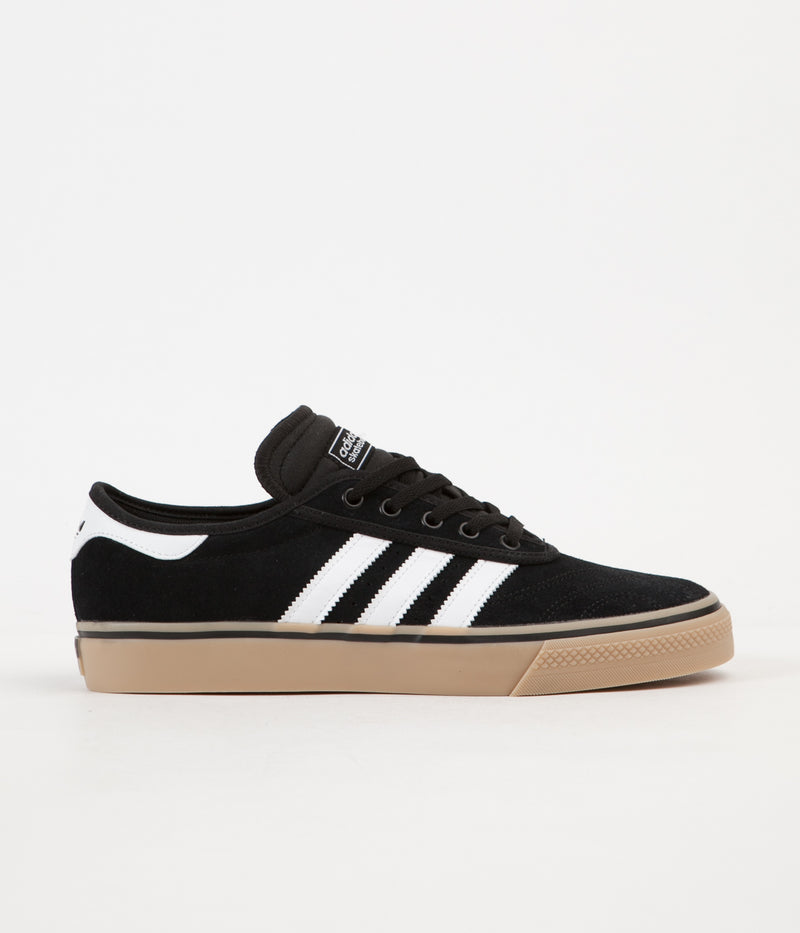 Adidas Adi-Ease Premiere Shoes in Core Black and White / Gum