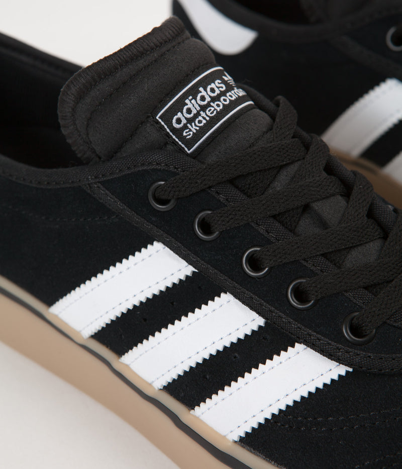Adidas Adi-Ease Premiere Shoes in Core Black and White / Gum