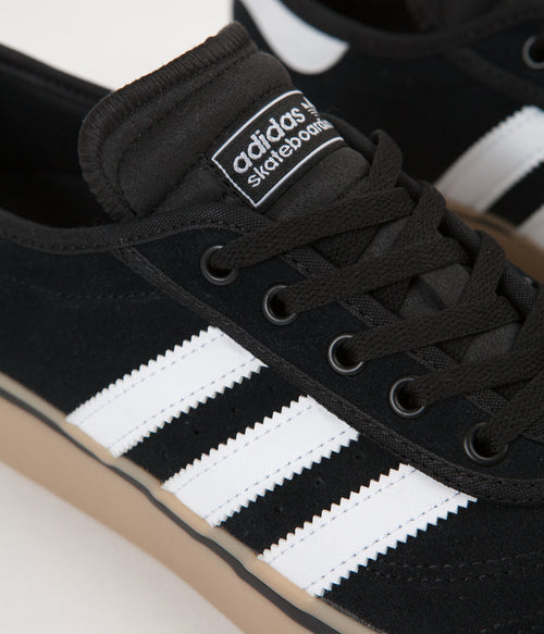 Adidas Adi-Ease Premiere Shoes in Core Black and White / Gum