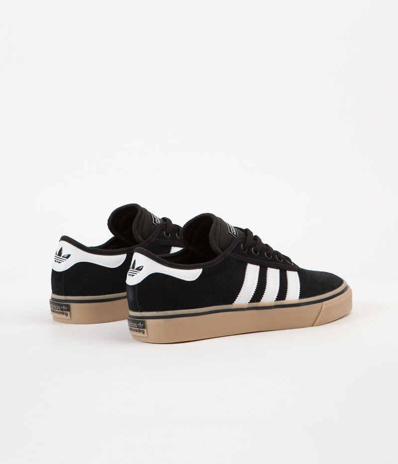 Adidas Adi-Ease Premiere Shoes in Core Black and White / Gum