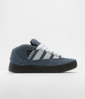 Adidas Adimatic Mid Shoes in Legacy Blue and Crystal White / Core Black
