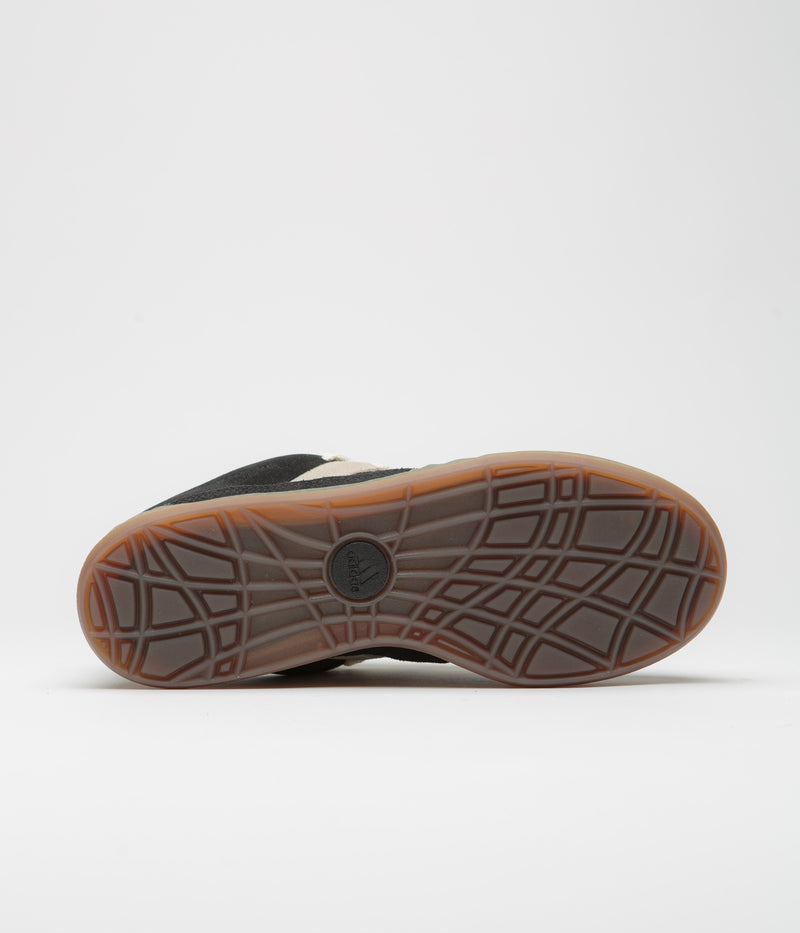 Adidas Adimatic Shoes in Core Black and Off White / Gum3