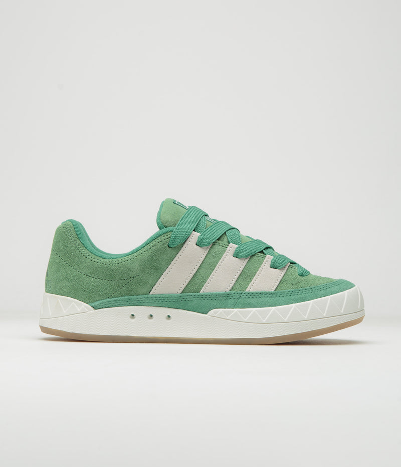 Adidas Adimatic Shoes in Preloved Green and Core White / Semi Court Green