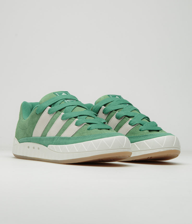 Adidas Adimatic Shoes in Preloved Green and Core White / Semi Court Green
