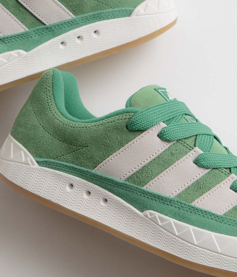 Adidas Adimatic Shoes in Preloved Green and Core White / Semi Court Green