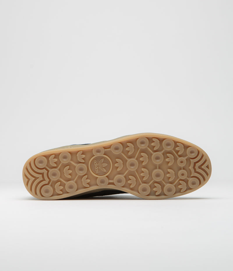 Adidas Aloha Super Shoes in Core Black and Carbon / Bluebird