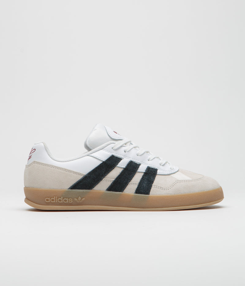 Adidas Aloha Super Shoes in FTWR White and Core Black / Gum4