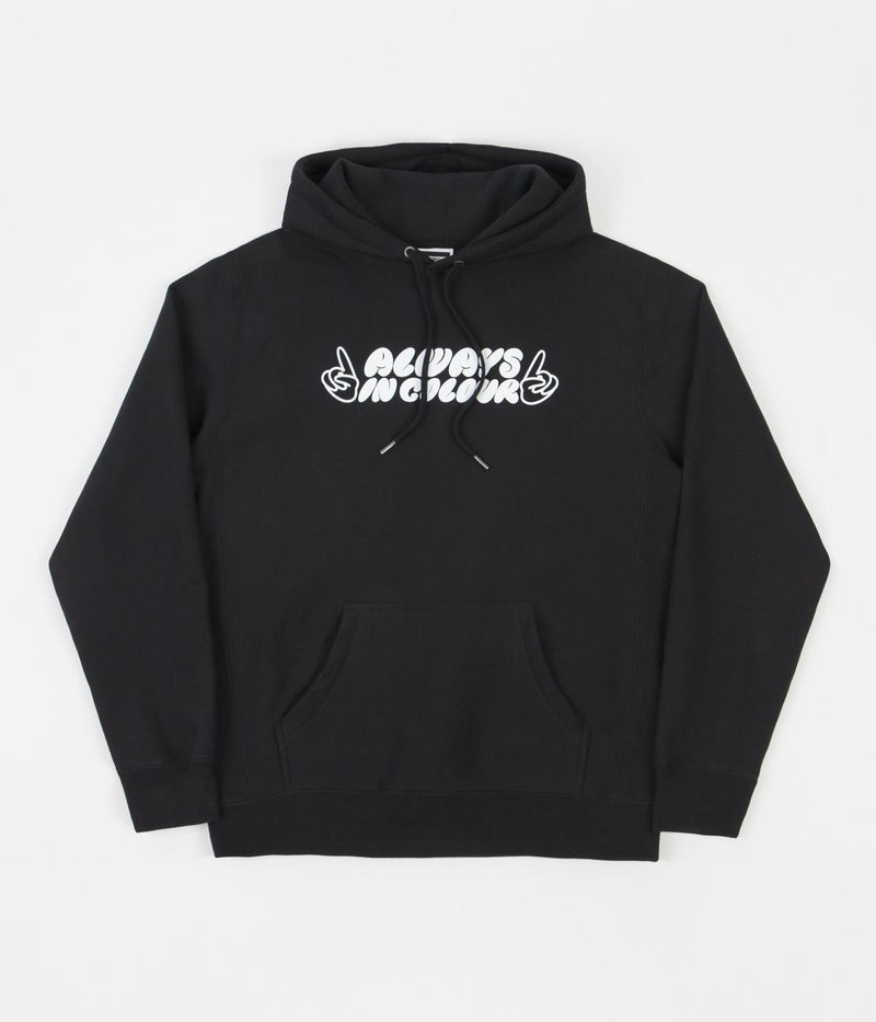 Always in Colour Hands Hoodie in Black