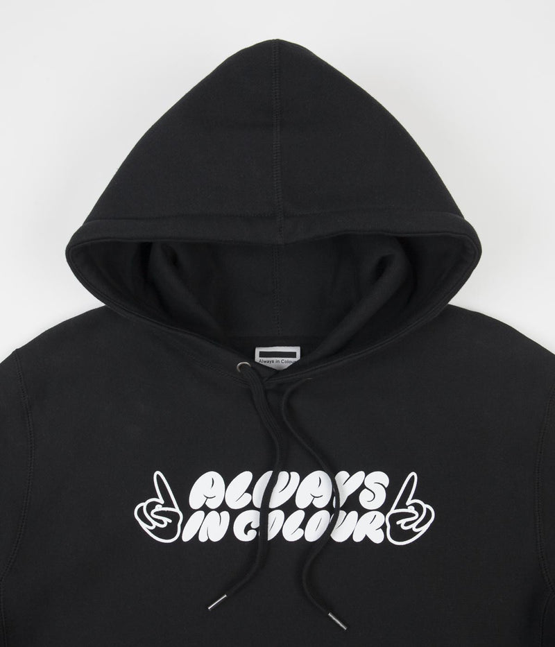 Always in Colour Hands Hoodie in Black