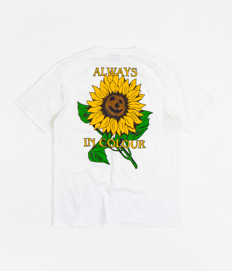Always in Colour Sunflower T-Shirt in White