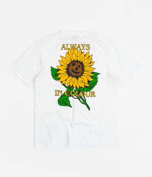 Always in Colour Sunflower T-Shirt in White