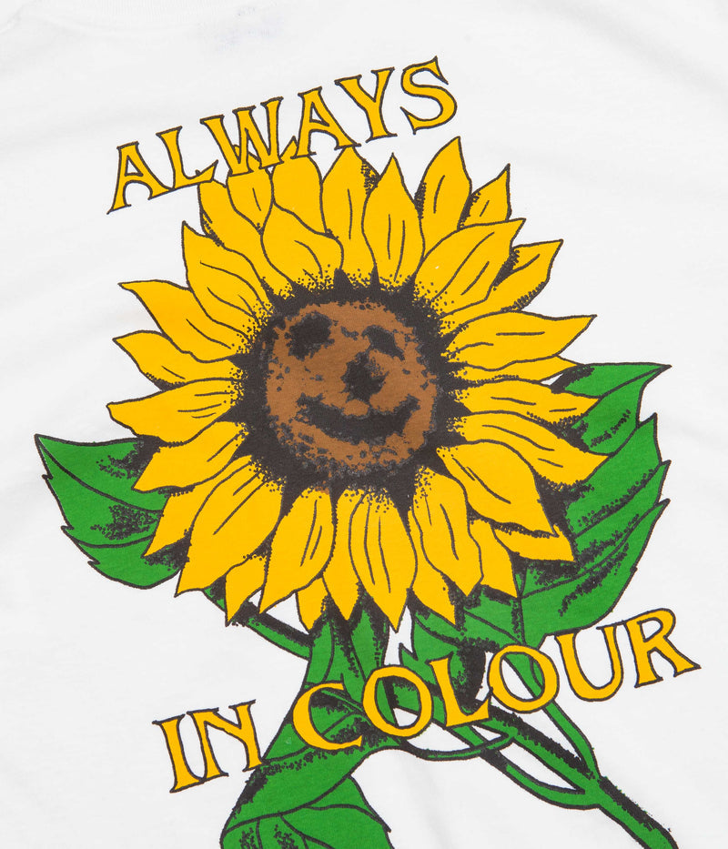 Always in Colour Sunflower T-Shirt in White