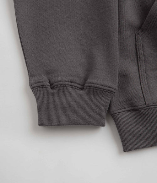 Baglady Alien Logo Hoodie in Charcoal
