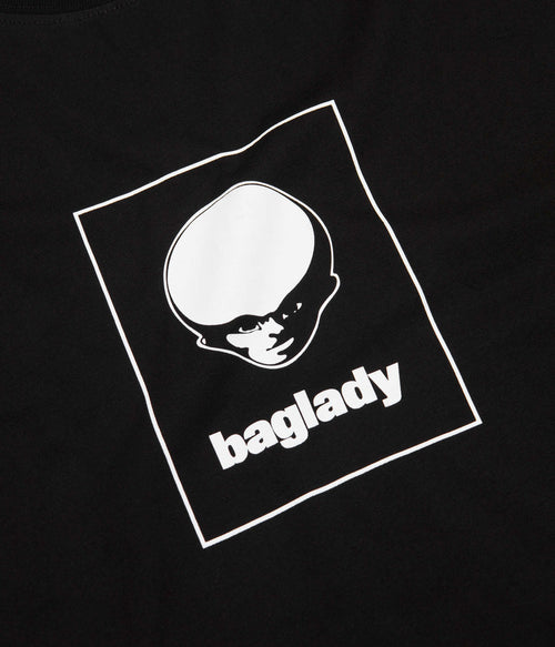 Baglady Alien Logo T-Shirt in Black