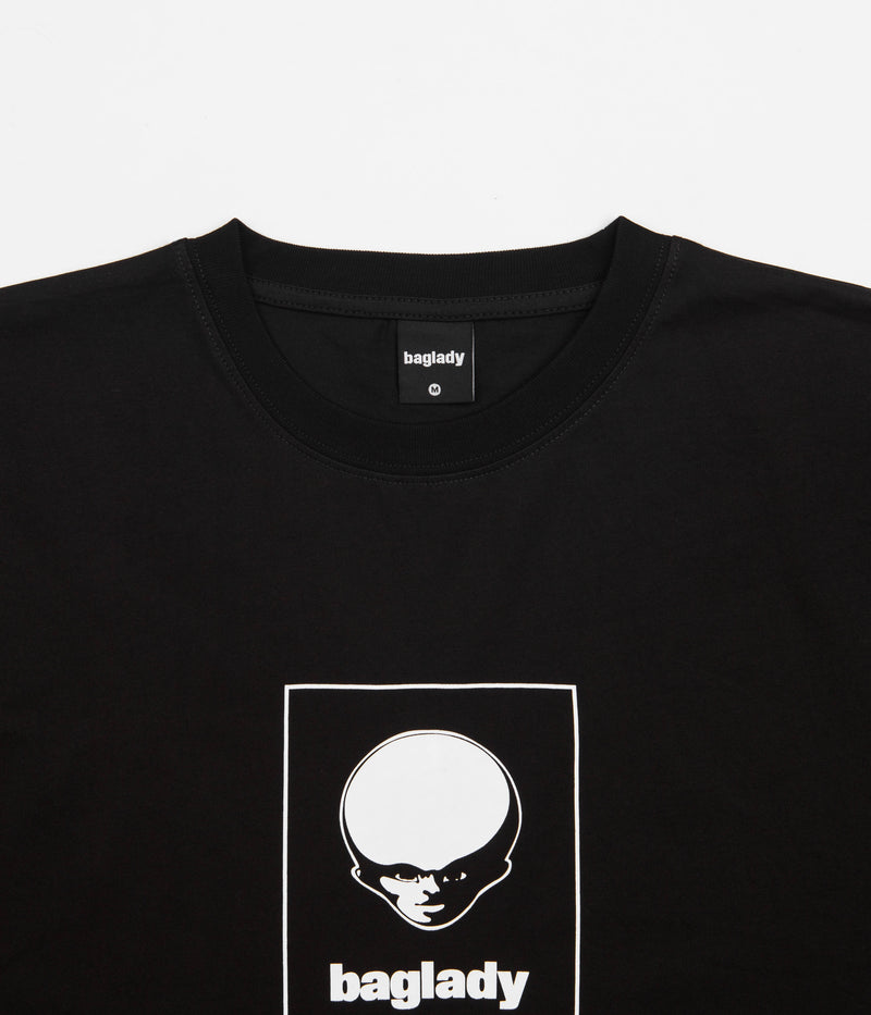Baglady Alien Logo T-Shirt in Black