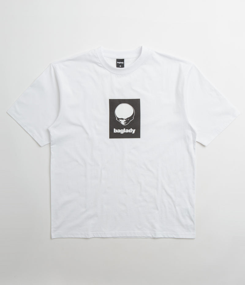 Baglady Alien Logo T-Shirt in White
