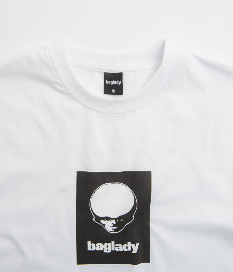 Baglady Alien Logo T-Shirt in White