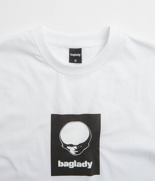 Baglady Alien Logo T-Shirt in White
