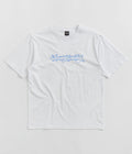 Baglady Bootleg Throw Up Logo T-Shirt in White
