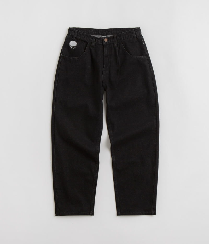 Baglady Logo Jeans in Black